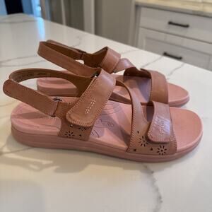 Rockport Cobb Hill Collection Tala Asym Women's Sandal Pink Peach Sz 9 NEW